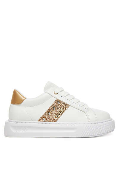 liu.jo Teniși pentru fete, albi/aurii, 4A5303 EX016 S1041 M