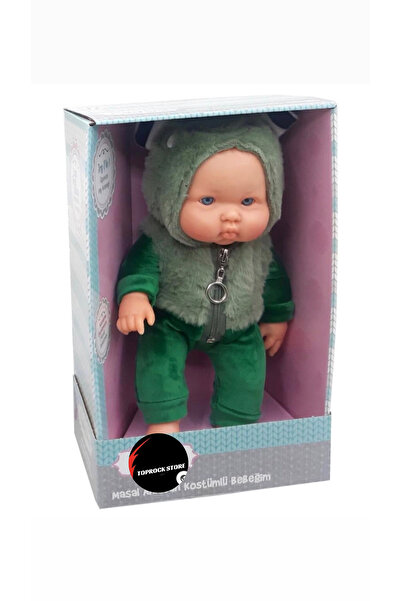 TOPROCKSTORE Masal Anlatan Kostümlü Bebek Oyuncak Eğitici Kutulu Et Bebek Uyk...