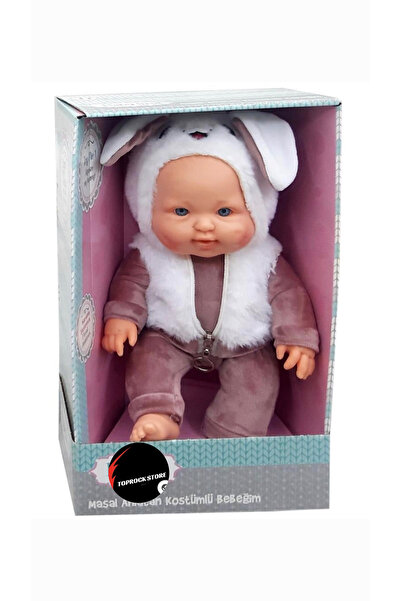 TOPROCKSTORE Masal Anlatan Kostümlü Bebek Oyuncak Eğitici Kutulu Et Bebek Uyk...