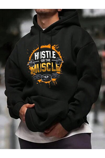 ship master Motocicletă Route 66 pentru bărbați cu imprimeu cu glugă Swea tricou - Model de iarnă în stil motociclist vintage