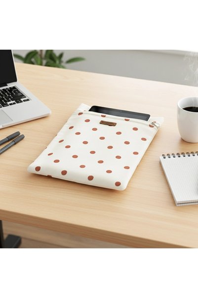 woodycord Handmade Polka Dot Patterned Book and Tablet Case