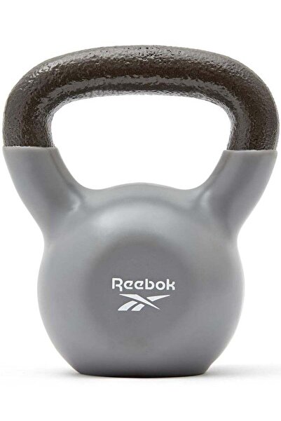 Reebok Kettlebell 8 kg / 18 lb – Vinyl-Coated Durable Strength Training Weight with Comfortable Gr