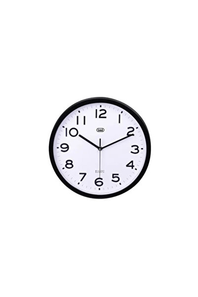 Optim Solution OM 3302 S Quartz Wall Clock, 30 cm, Black