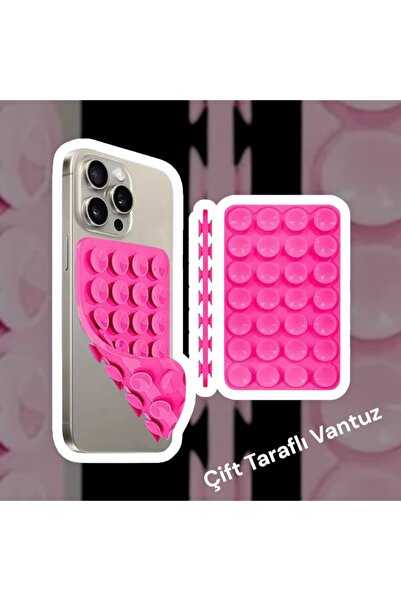 Case collection Slikon Çift Taraflı Vantuz Telefon Tutucu Vakum,Cama Yapışan ...
