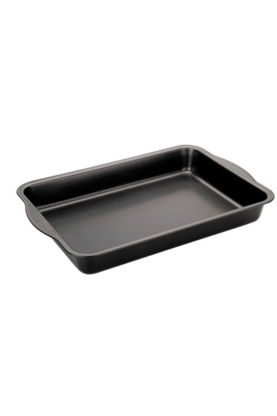 iBiLi Tavă de copt Moka, oțel carbon, 40x27x5 cm, neagră