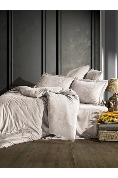 Şaheser Home Collection طقم غطاء لحاف من قماش الجاكار القطني من أوستن، 100% ق...