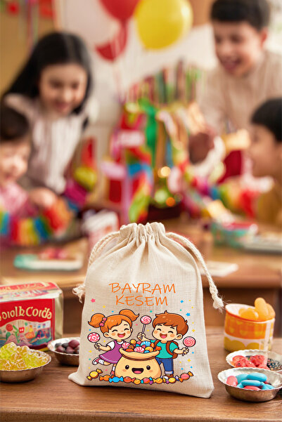 ÇANTAPAK حقيبة مكافآت خاصة بالعيد / حقيبة مكافآت العيد 10×15 (5 قطع) موديل-29