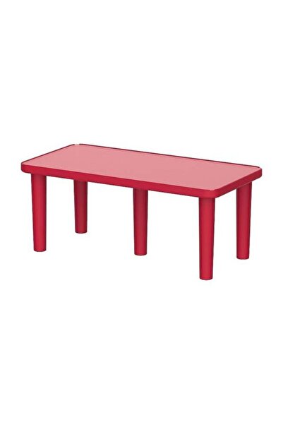 Cosmoplast Rectangle Kindergarten Table - L 122 x W 61 x H 50.5 cm (Red)