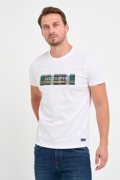 Lee Cooper Men's T-shirt with graphic text logo