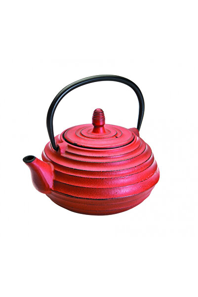 iBiLi -Ceainic cu infuzor Ceylan, fontă, 16,5x9,5 cm, 700 ml, roșu