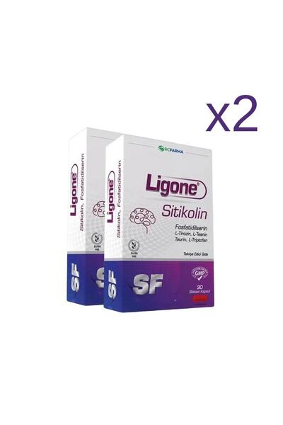 Rcfarma Ligone Sitikolin 30 Bitkisel Kapsül x2 Adet