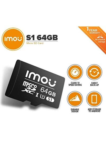 Imou Micro SD Card 64GB Class 10 UHS-I up to 100MB/s