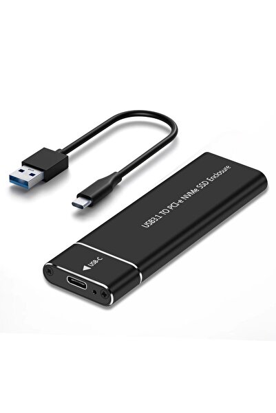 Apera Cr18 10 Gbps Harddisk Kutusu NVMe M.2 SSD PCI-E OTG Çevirici Adaptör US...