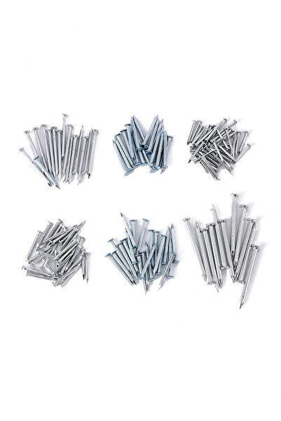 Lawazim مجموعة مسامير تثبيت معدنية 138 قطعة - مجموعة مسامير شديدة التحمل وسهل...