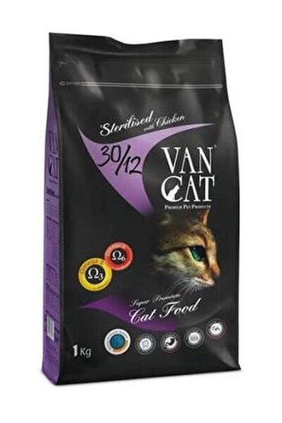 Vancat Sterilised Tavuklu Kısırlaştırılmış Kedi Maması 1 kg