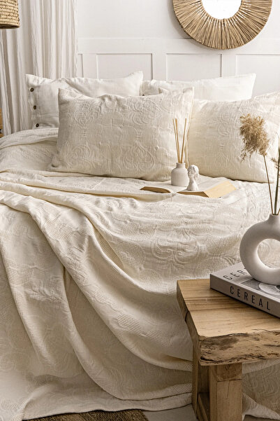 Şaheser Home Collection Σετ καλύμματα κρεβατιού Italo Jacquard, Κλασική υφή, ...