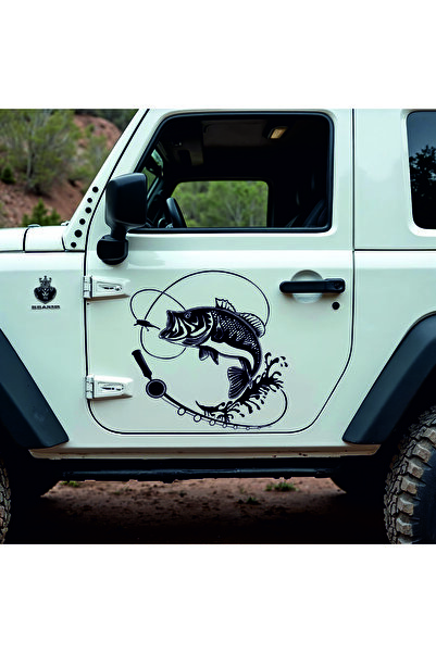 StickITsibiu Fishing Therapy – Autocolant Auto 4×4 Off-Road – Dimensiuni 85x8...