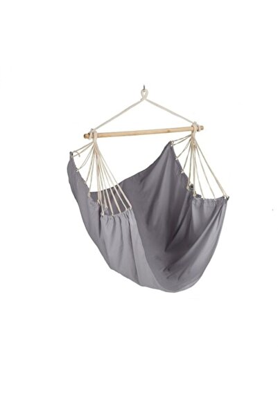 Relaxdays Brazilian Hanging Chair Hammock for Indoor, Terrace or Balcony, Grey, 160 x 100 x 7.5 cm
