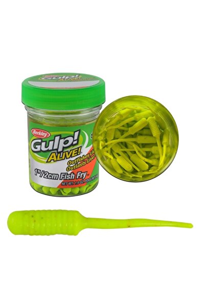 BERKLEY Gulp Alive Fish Fry 2CM CHARTREUSE