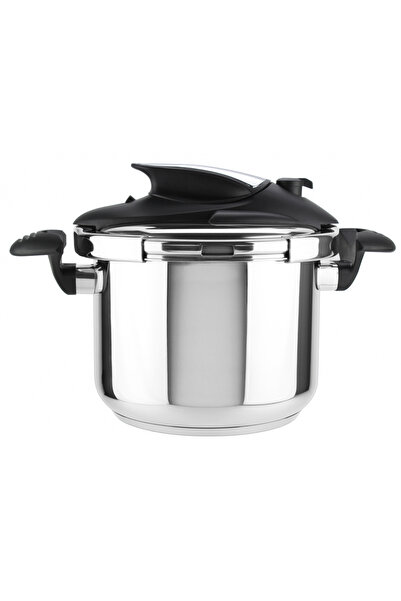 MAGEFESA -Oală sub presiune Nova, oțel inoxidabil, 22x17 cm, 6 litri, arginti...
