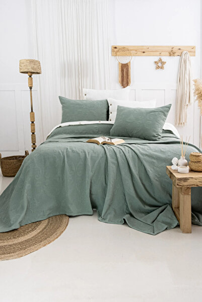 Şaheser Home Collection Σετ κουβερλί Julia Jacquard, Ύφασμα ζακάρ από 100% βα...