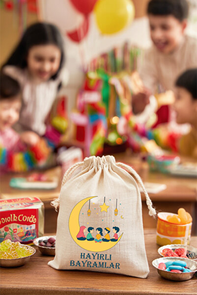 ÇANTAPAK حقيبة مكافآت خاصة بالعيد / حقيبة مكافآت العيد 10×15 (5 قطع) موديل-24