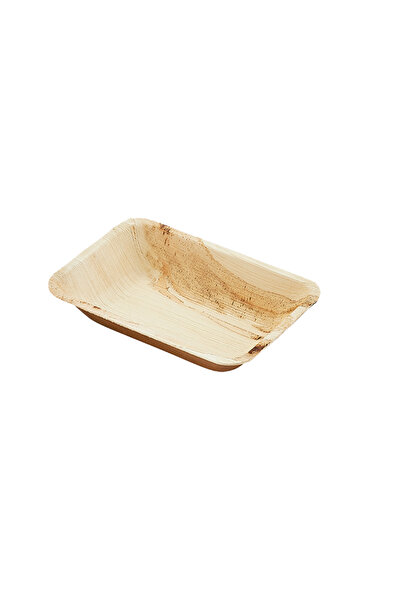 JUDGE Set de 6 tăvi de servire Pure Leaf, frunze de palmier, 19x15 cm, maro