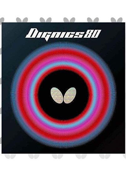 BUTTERFLY Dignics 80 Table Tennis Rubber Inverted Red 2.1mm