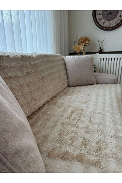 Mavi Kelebek Home Bubble Koltuk örtüsü Krem