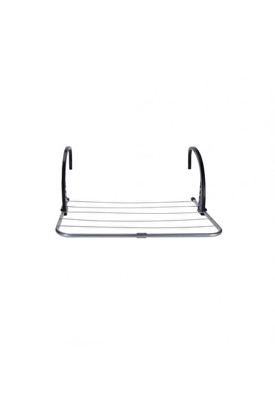 Excellent Houseware uscător de rufe, metal, 51x35x22 cm, argintiu/negru