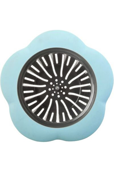 iBiLi -Sită pentru chiuvetă Kitchen Aids, plastic/silicon, 7 cm, negru/turcoaz