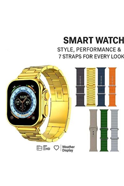 Micro Speed Smart Watch WS79 MAX Golden Edition With Health Fitness Tracker 49MM