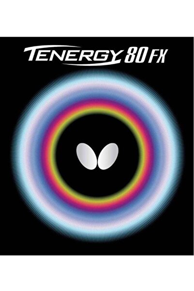 BUTTERFLY Tenergy 80 FX Table Tennis Rubber Inverted Professional Black (2.1mm)