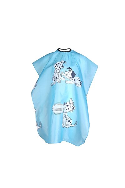 SELA Pelerină de coafură pentru copii, albastră 1212802