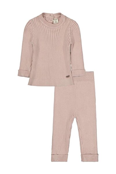 BEYBEK 2-Piece Set for 3-12 Months - Beige 9-12 Months