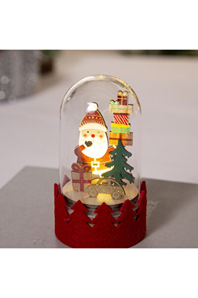 Generic Christmas Decorations Mini Glass Dome Table Top Ornament with Lights