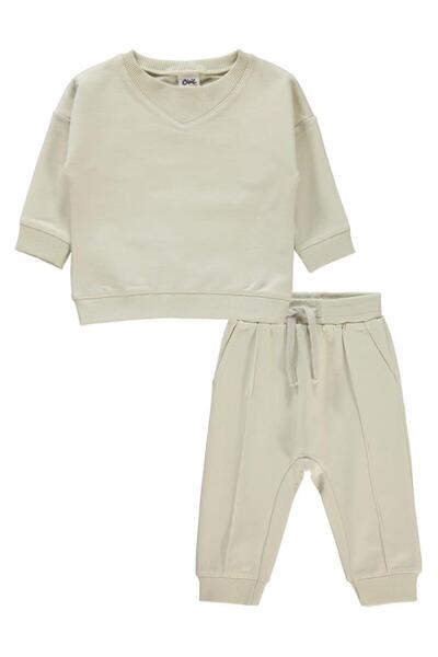 Civil Baby Erkek Bebek Takım 6-18 Ay Taş Rengi