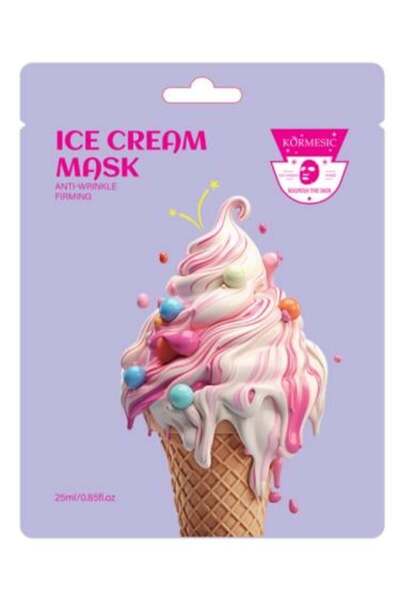 Kormesic قناع الوجه كورميسيك المضاد للتجاعيد بنكهة الآيس كريم - 25 مل