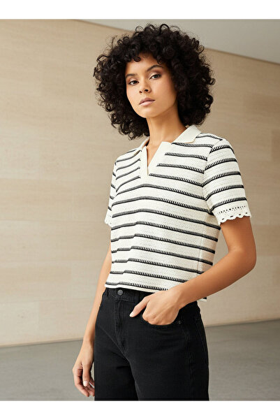 Lee Cooper تيشيرت مخطط بقصة عادية