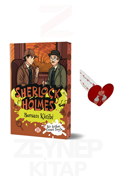 dokuzyayinlari Sherlock Holmes 20 Borsacı Kitabı (Özel Tasarım Kalp Ayraç Hed...