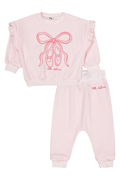 Civil Baby Shoe Embroidered 6-18 Months Set - Pink 9-12 Months