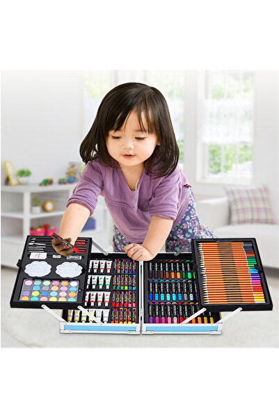 Avex Set 145 piese pentru pictura, pentru copii sau adulti, pixuri de colorat...