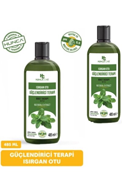 Hunca Nettle Shampoo, Helps Against Hair Loss 485 ml Set of 2
