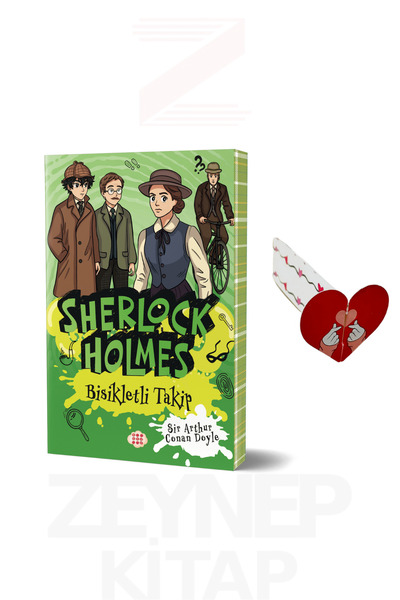 dokuzyayinlari Sherlock Holmes 10 Bisikletli Takip (Özel Tasarım Kalp Ayraç H...