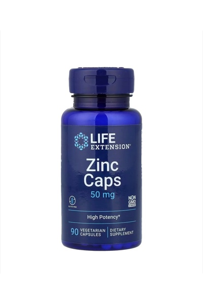 Life Extension Zinc High Potency 50 mg 90 Veg Capsules