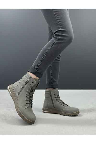 MOY TEKSTİL KADIN Hakiki Deri Bot