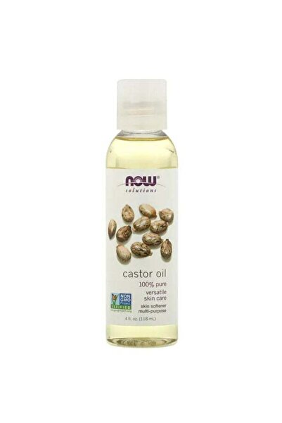 Now Foods زيت الخروع متعدد الأغراض أصفر 118 مل