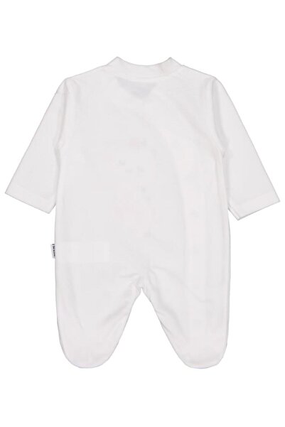 Minidamla بذلة للأطفال من عمر 1-6 أشهر مع تطريز على شكل زرافة - لون إكرو للأع...