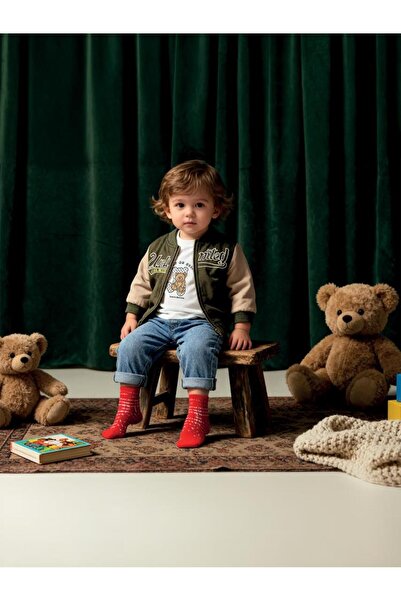 Civil Baby 6-18 Months Set with Suede Jacket - Khaki 9-12 Months