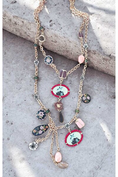 AYL ACCESSORİZE ROSAİLA VİNTAGE KOLYE